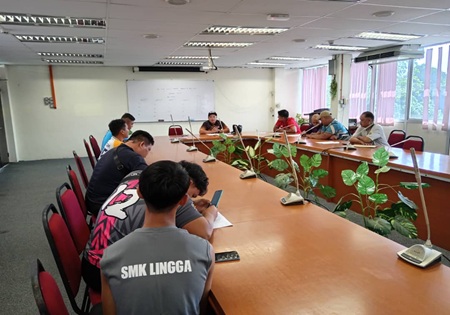 TAKLIMAT PENGURUS DAN CABUTAN UNDI PERTANDINGAN SEPAK TAKRAW LIGA SUKAN KUMUNITI (LSK) 2025 PERINGKAT BAHAGIAN SRI AMAN